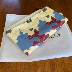 Rachel Pally Leather Trimmed Clutch. NWT